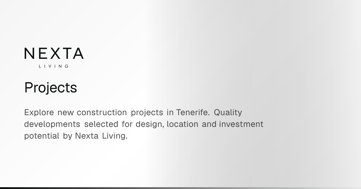 Projects | Nexta Living